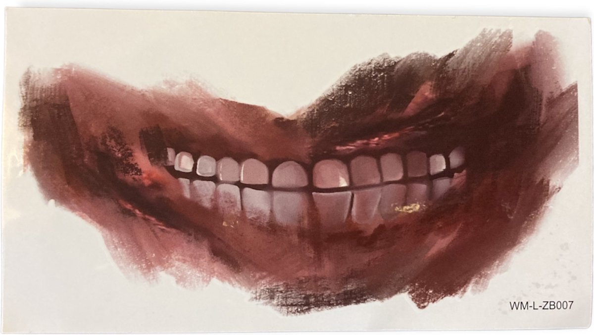 Halloween Tattoo | scary mouth